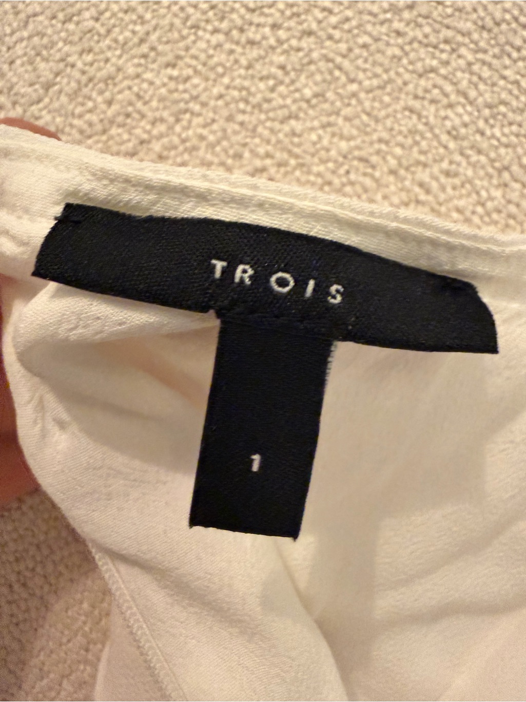 Trois Sleek White Spaghetti-Strap Midi Dress - Size 4 Us — image 3 of 5